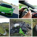 Nufilmavo, kaip sudaužė „Lamborghini“ lekiant 336 km/val. greičiu