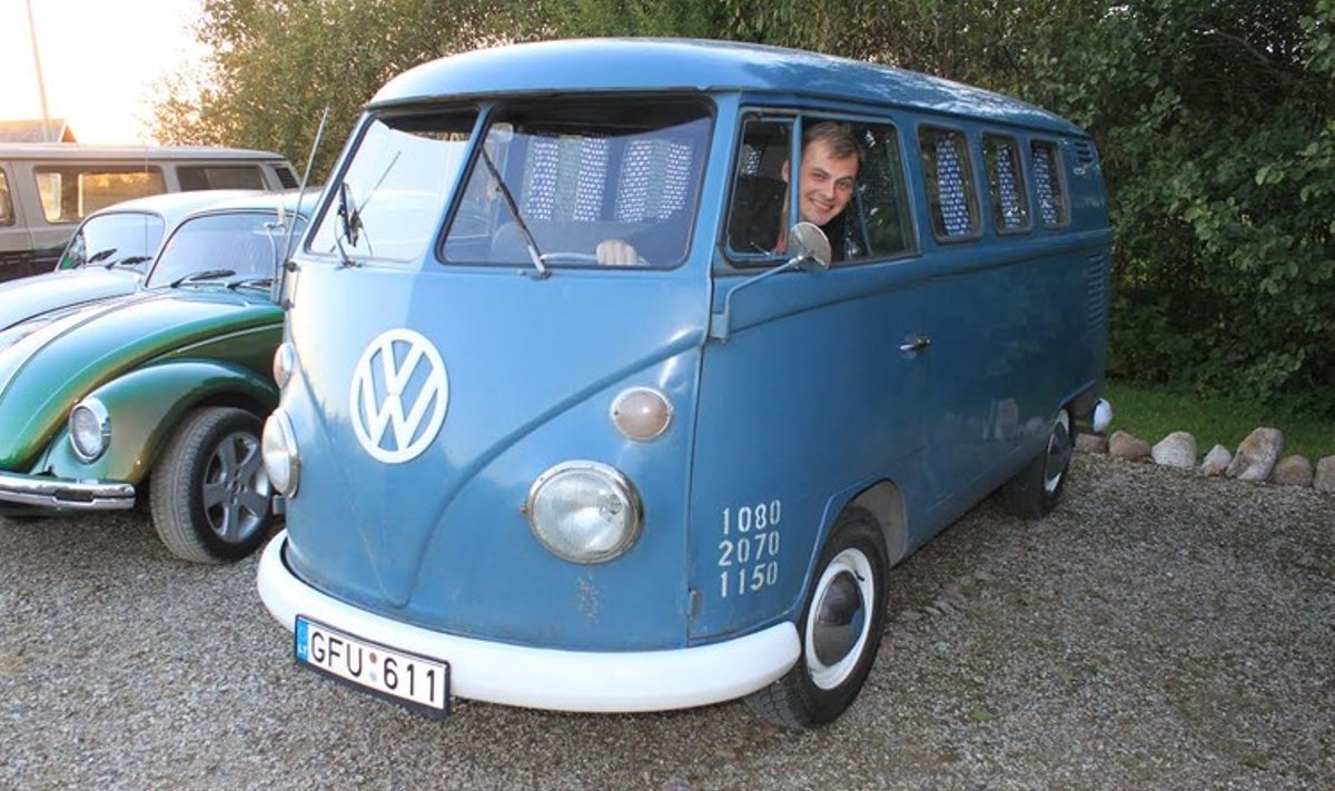 Edgaras Gečas su bičiulio Volkswagen T1