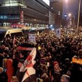 Tūkstančiai lenkų protestavo prieš abortų draudimo įstatymą