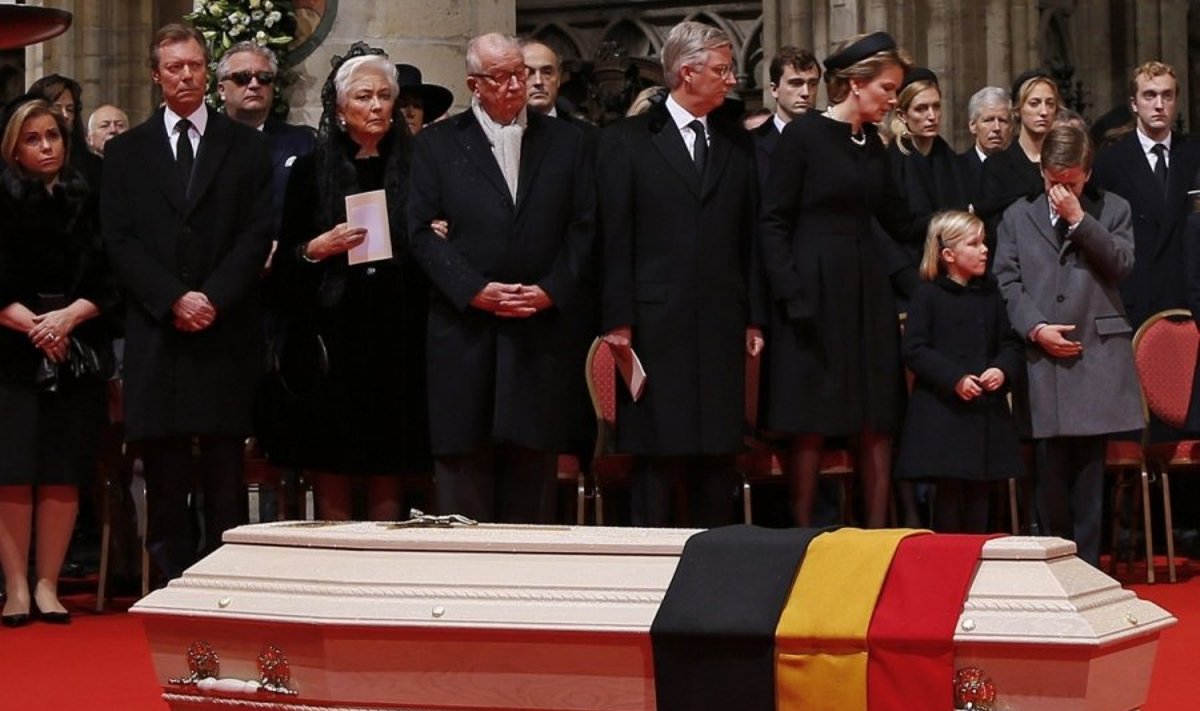 Belgijoje palaidota buvusi karalienė Fabiola