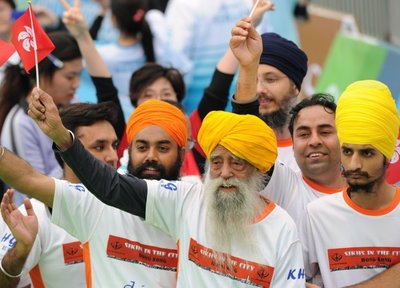 Šimto vienerių maratonų bėgikas Faudža Singhas