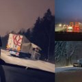 Водители делятся впечатлениями - ситуация на дорогах всей Литвы сложная