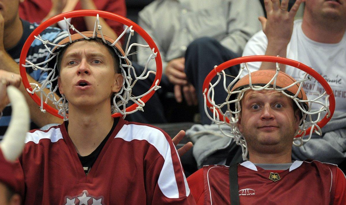 Latvijos vyrų krepšinio rinktinės fanai