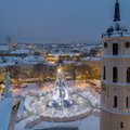 Vilnius ruošiasi Kalėdoms: tikisi, kad eglutė nustebins ne tik sostinės gyventojus, bet ir kitus pasaulio miestus
