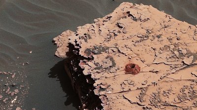 Marsaeigis Curiosity ieško gyvybės įrodymų Marse.