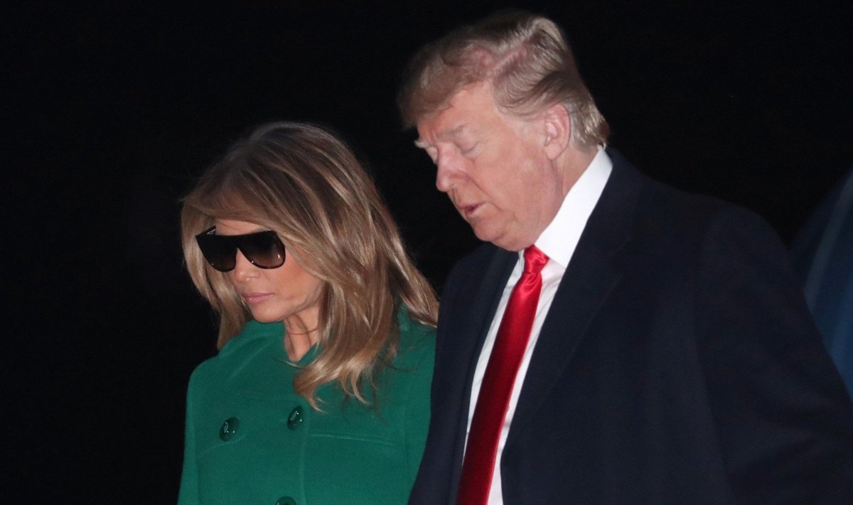 Donaldas Trumpas ir jo žmona Melania