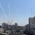 Atsakydamas į palestiniečių raketos ataką Izraelis smogė taikiniams Gazos Ruože