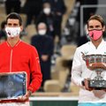 Džokovičių triuškinęs Nadalis 13-ąjį kartą tapo „Roland Garros“ čempionu