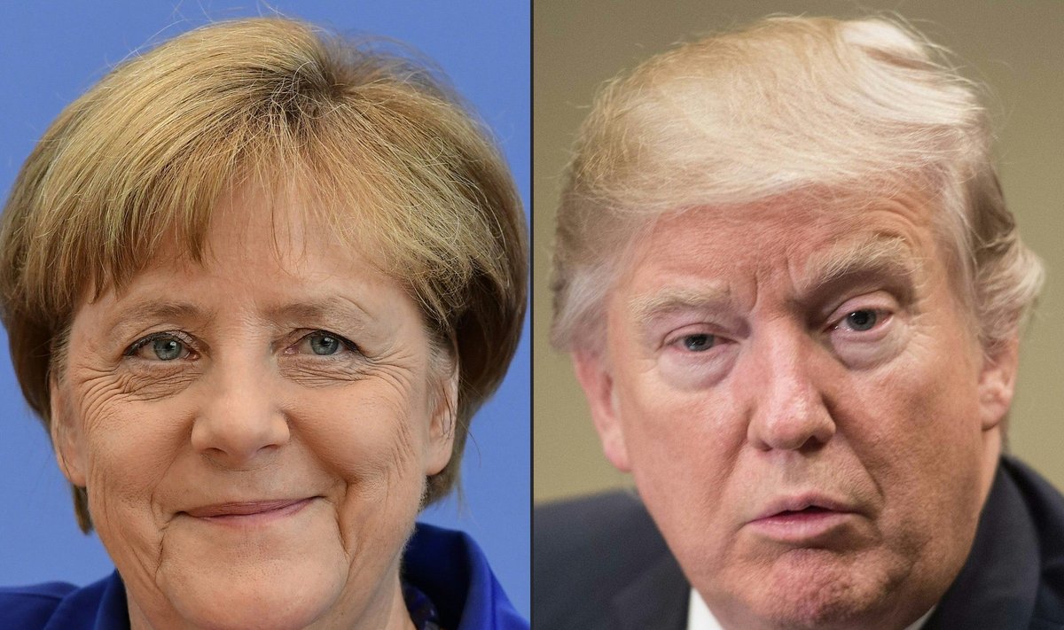 Angela Merkel  Donaldas Trumpas 