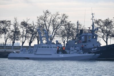 Užgrobti Ukrainos laivai Kerčės uoste