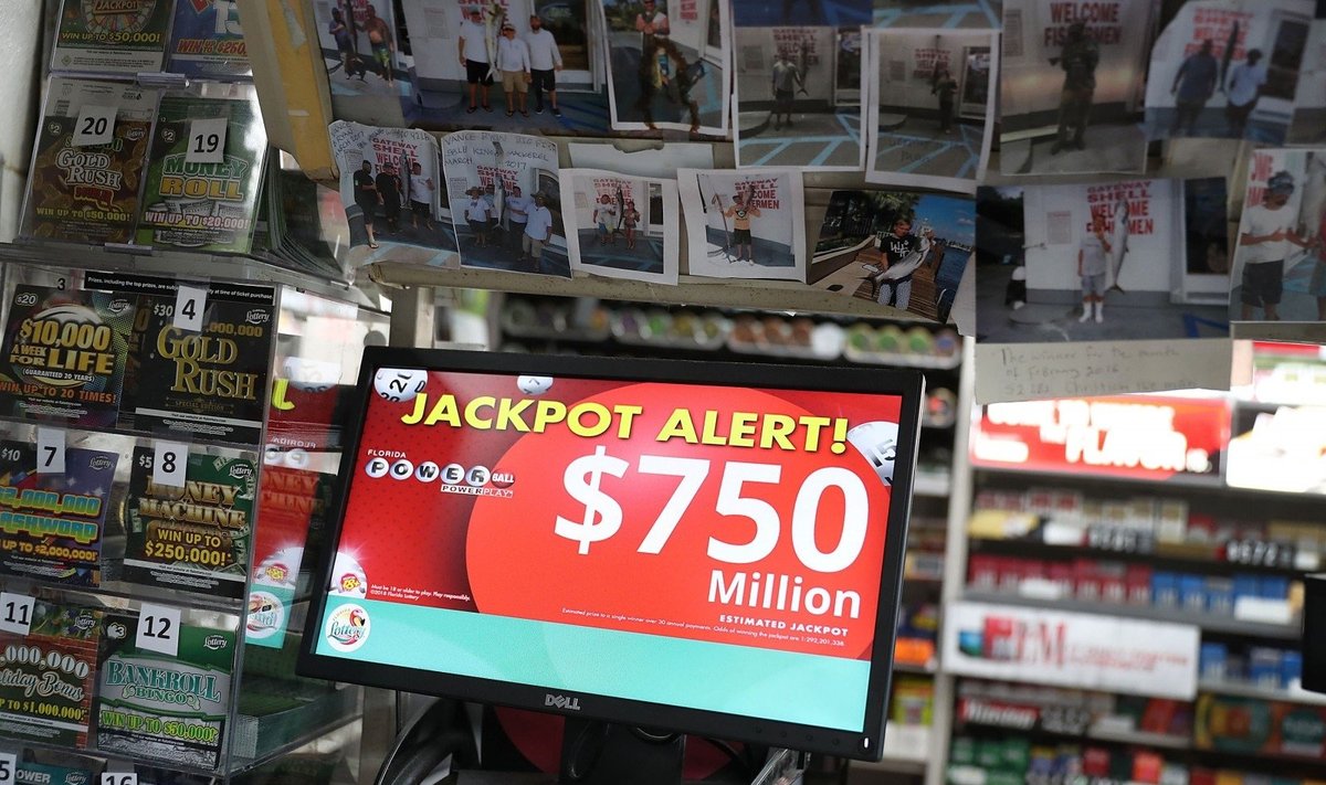 Laimingasis „Powerball“ loterijoje išlošė 768 mln. dolerių