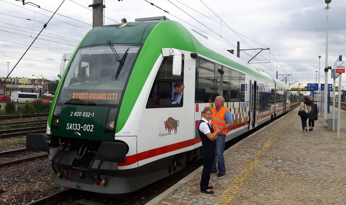 Traukinys Balstogė - Kaunas