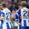 Vokietijoje – du S. Kalou įvarčiai ir „Hertha“ klubo pergalė
