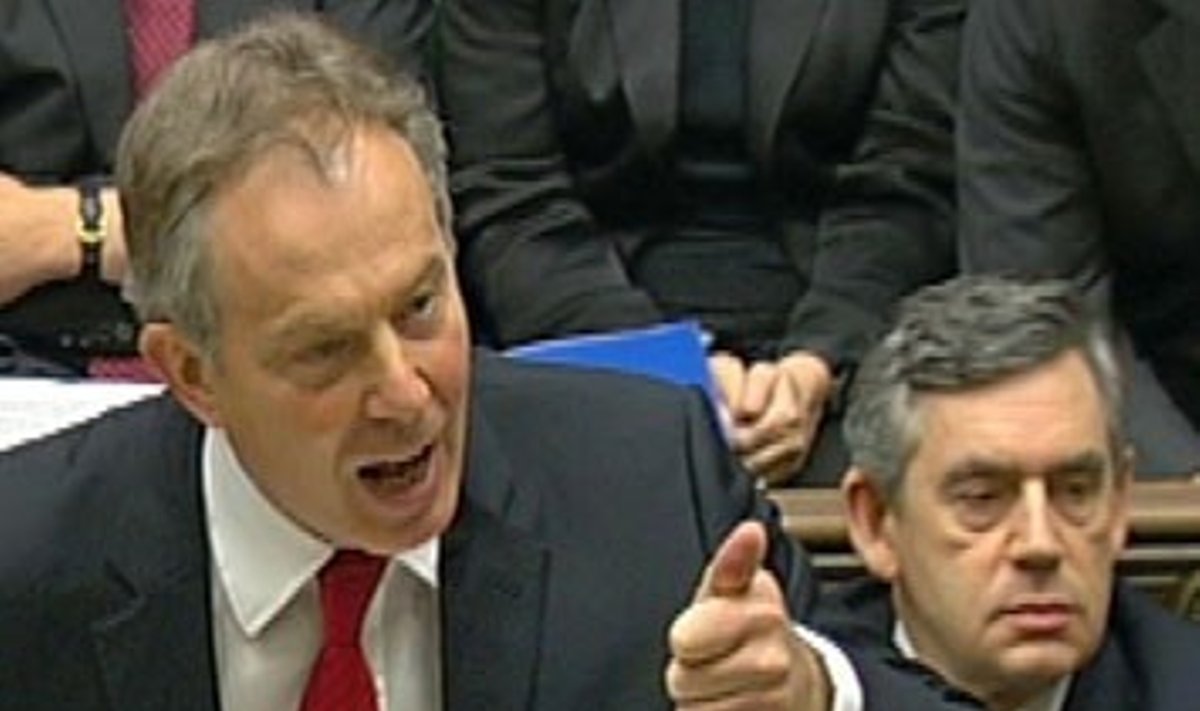 Tony Blairas paskutinėje kassavaitinėje klausimų ir atsakymų sesijoje.