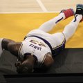 Nerimas NBA čempionų stovykloje: traumą patyrė LeBronas Jamesas