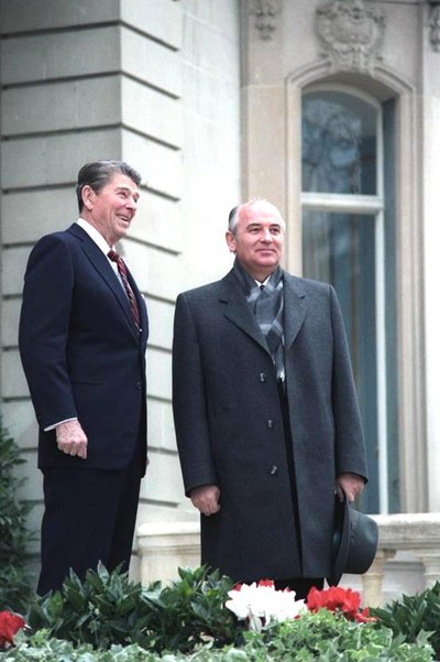 M. Gorbačiovas ir R. Reiganas