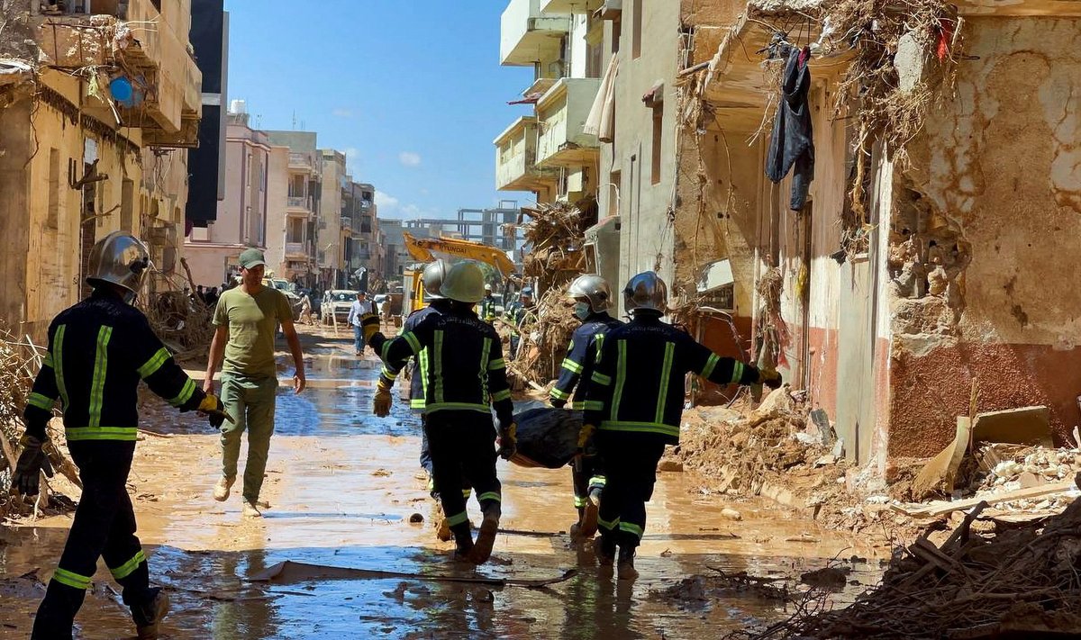 Potvynis Libijoje