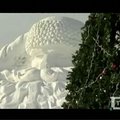 Kinai pastatė didžiausią pasaulyje sniego senį