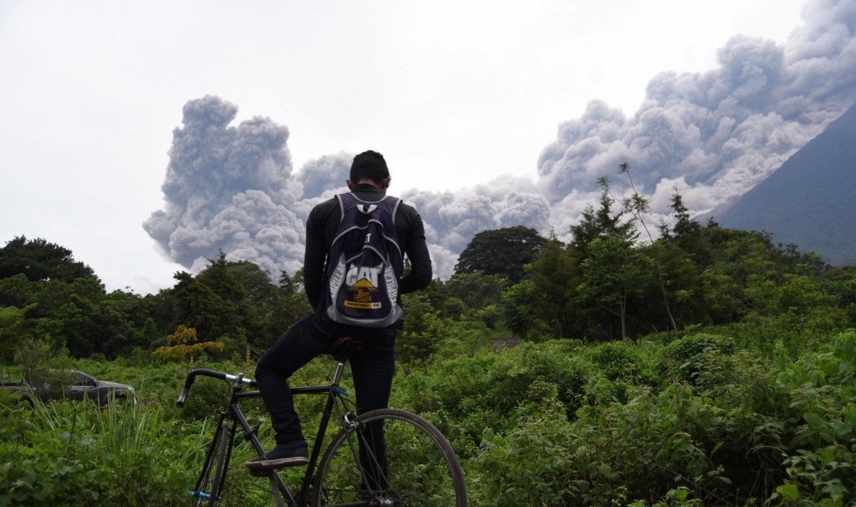 Ugnikalnio išsiveržimas Gvatemaloje