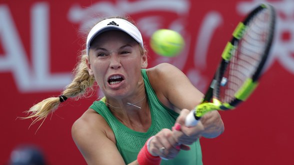 C. Wozniacki eliminuota iš moterų teniso turnyro Oklande