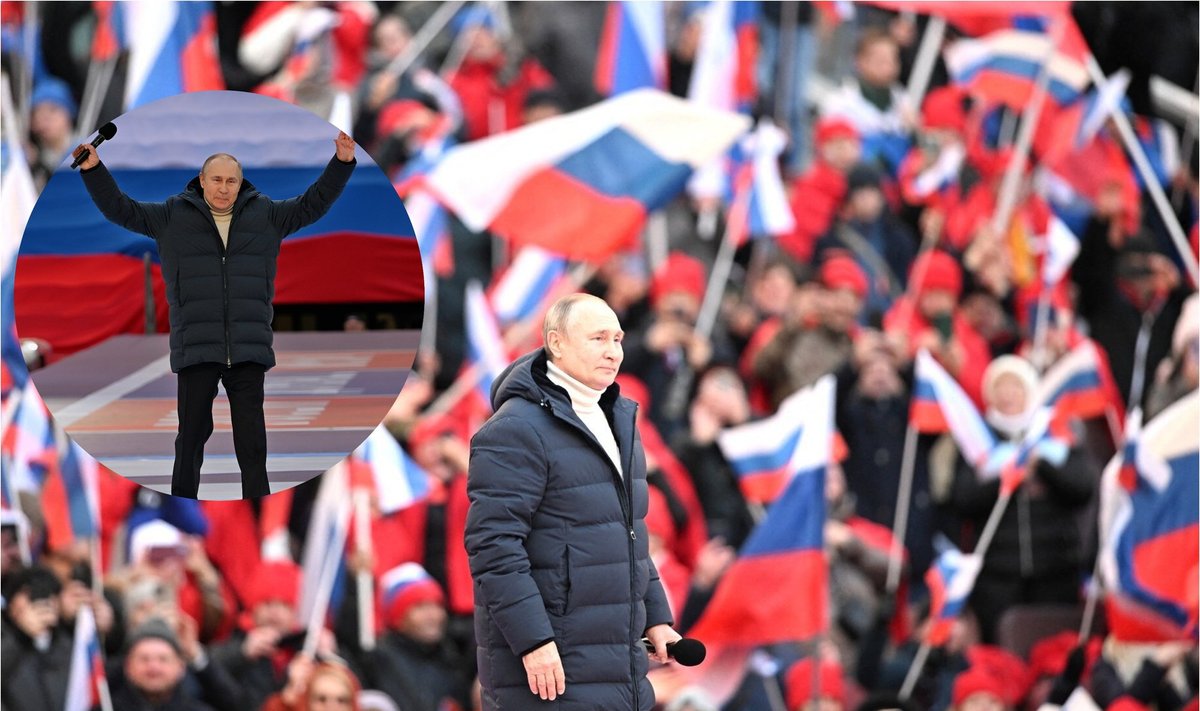 Vladimiras Putinas dėvi italų gamintojo striukę