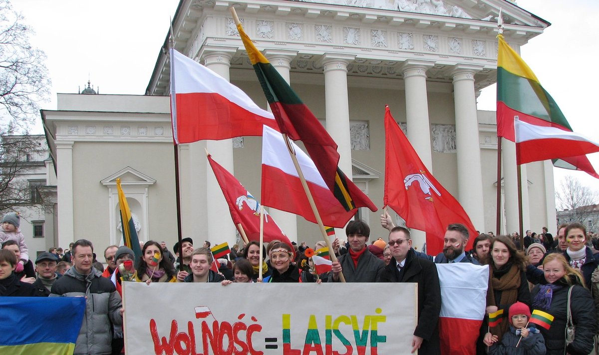 Polacy na Marszu Niepodległości
