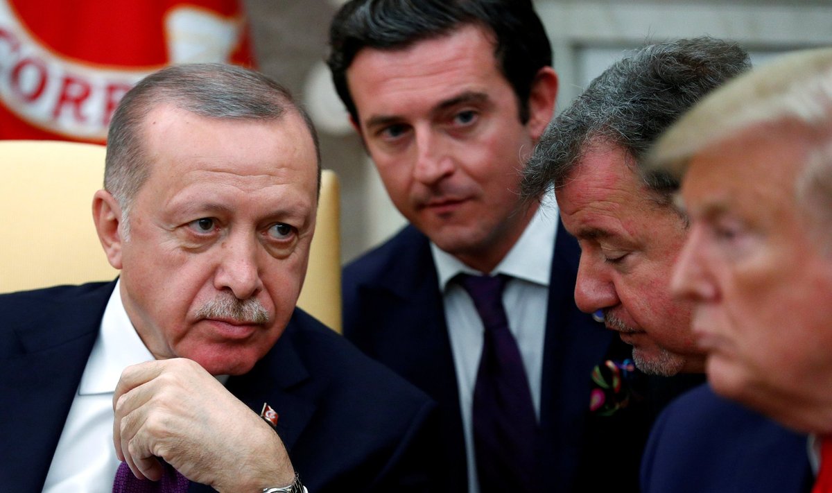 Recepas Tayyipas Erdoganas susitinka su Donaldu Trumpu
