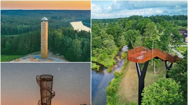 Vienos gražiausių Lietuvos vietų – 13 užburiančius vaizdus atveriančių apžvalgos bokštų