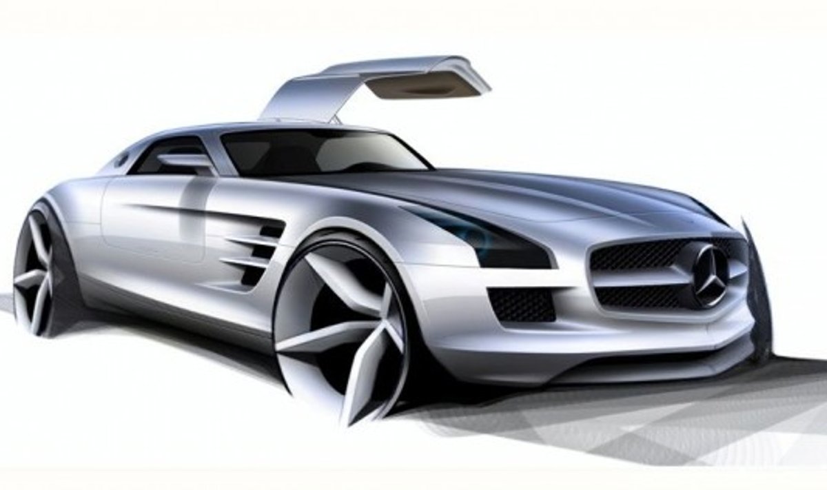 Automobilis Automobilis „Mercedes-Benz SLS AMG“