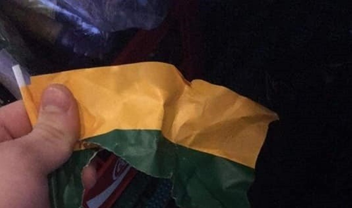 Išniekinta Lietuvos vėliava