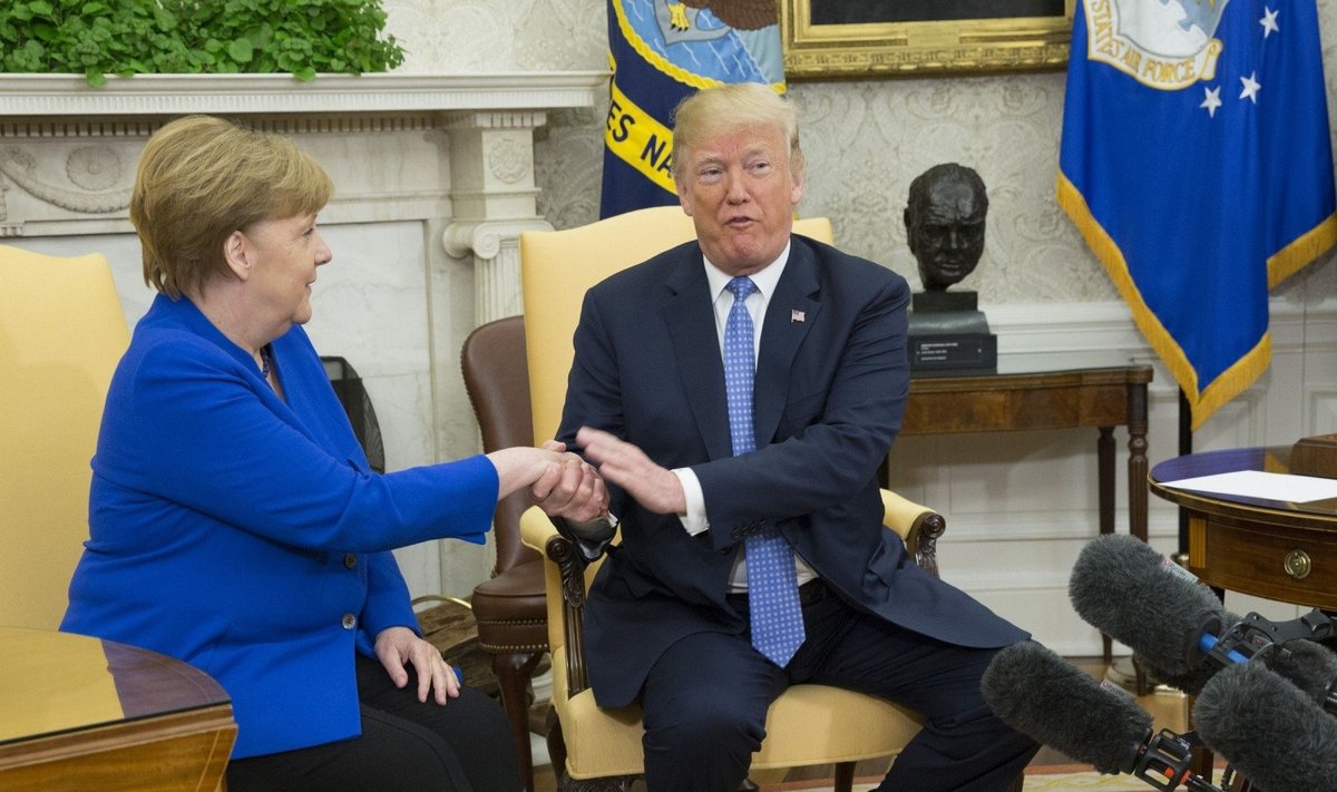 Angela Merkel, Donaldas Trumpas