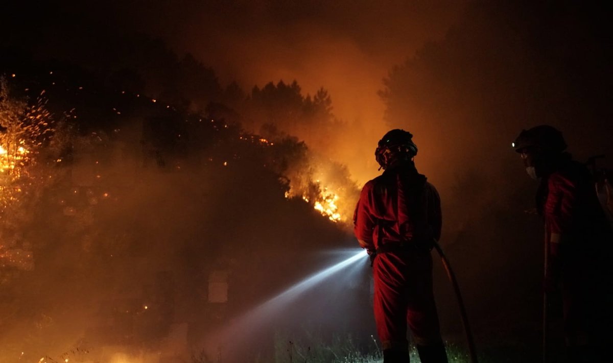 Miškų gaisrai Ispanijoje