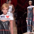 „Moschino“ siūlo įsigyti plastikinį maišą primenančią suknelę, tačiau kaina apstulbins