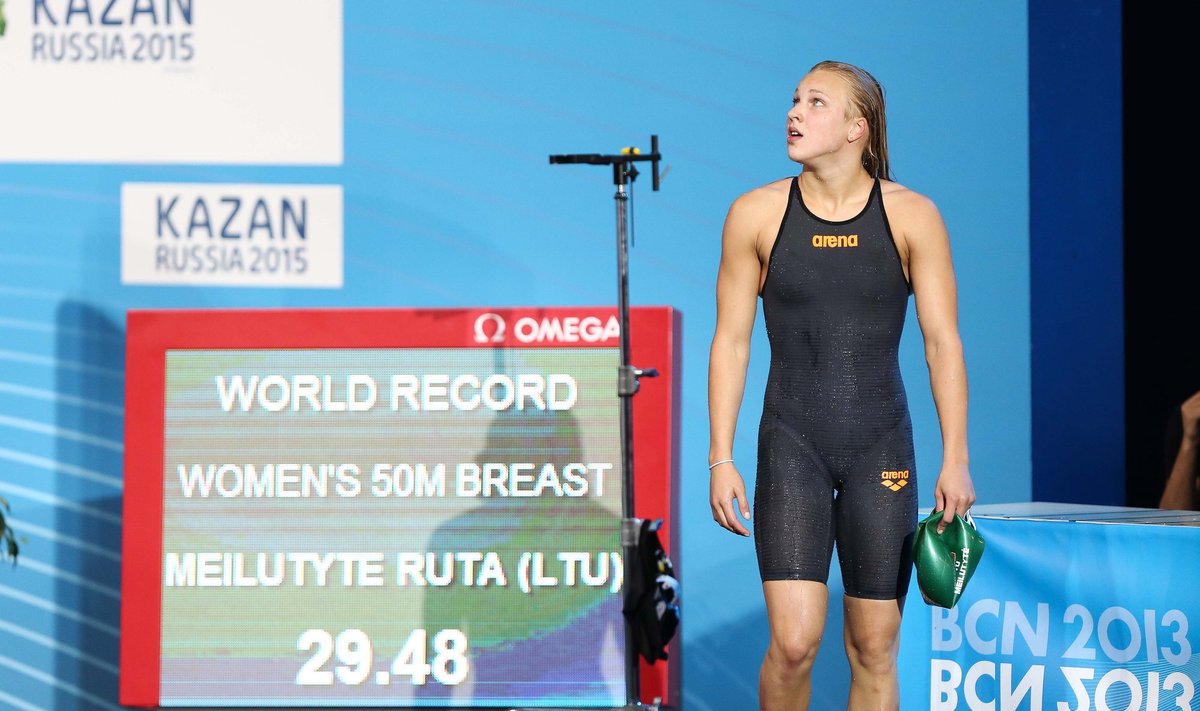 Rūta Meilutytė pagerino pasaulio rekordą
