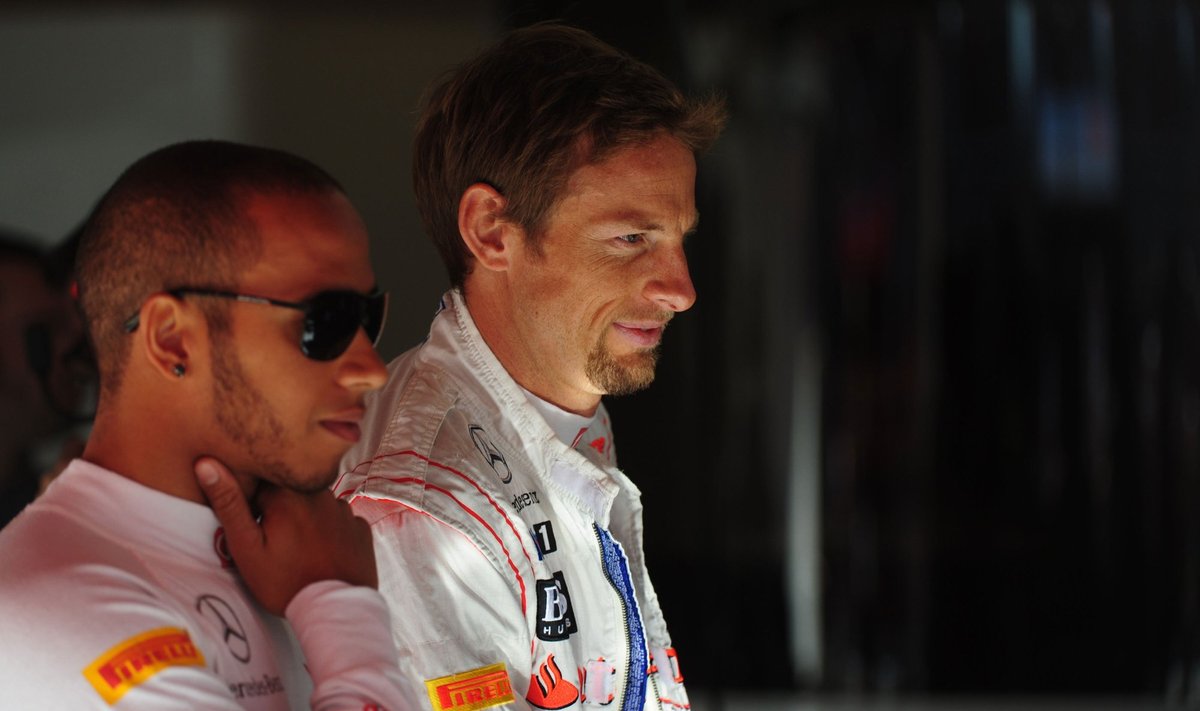 Lewisas Hamiltonas ir Jensonas Buttonas 