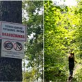 Miške draudžiantys lankytis ženklai privertė sudvejoti – eiti ar ne? Taisyklės, kurios padės susiorientuoti ir išvengti rimtų nemalonumų