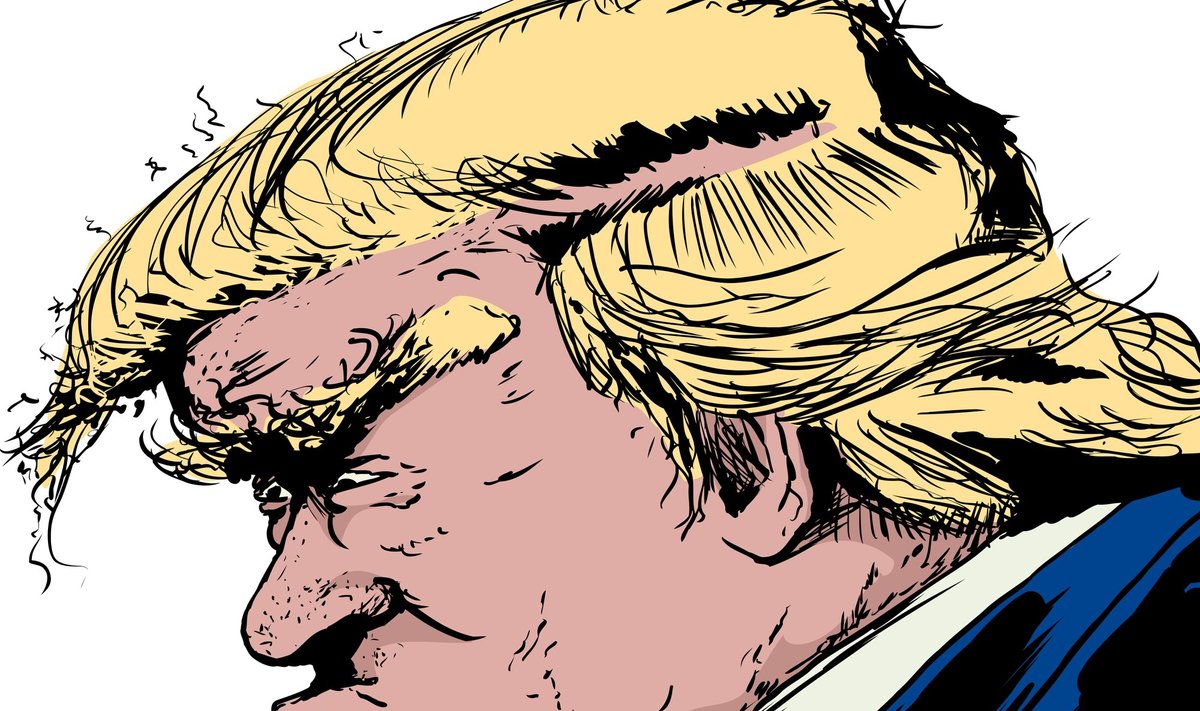 D. Trumpo karikatūra