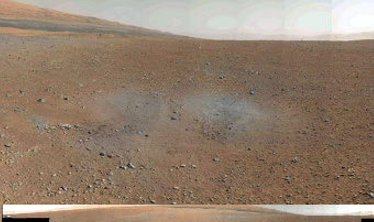Фрагмент панорамы кратера Гейла. Фото NASA/JPL