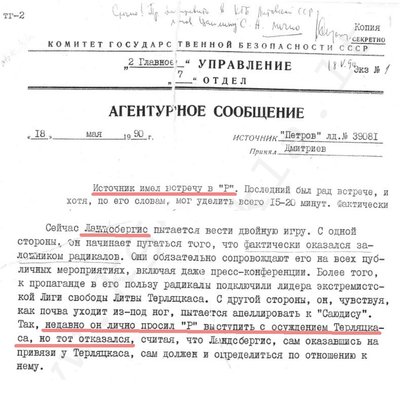 KGB dokumentas