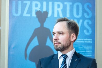 "Užburtų akių" premjeros spaudos konferencija