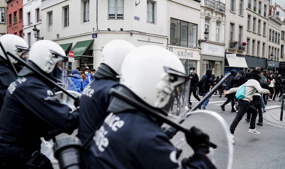 Briuselyje „Black Lives Matter“ manifestacija peraugo į riaušes