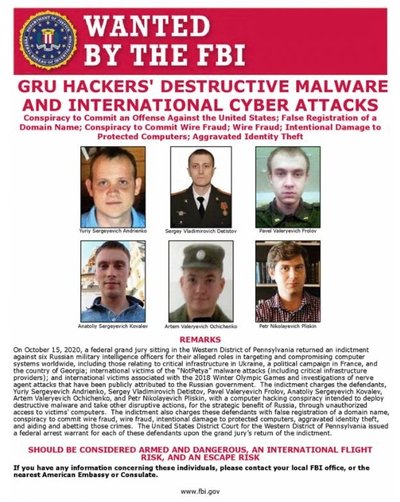 Ieškomi Rusijos hakeriai