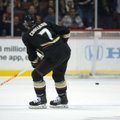 NHL lyderiai „Ducks“ ledo ritulininkai vėl šventė pergalę