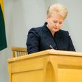 Kandidatai į prezidentus. D.Grybauskaitė: norėčiau nepervertinti reitingų