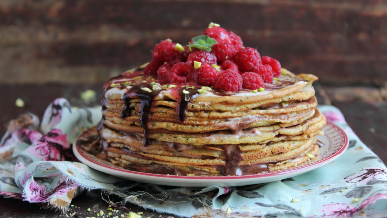 Blynų tortas su aguonomis