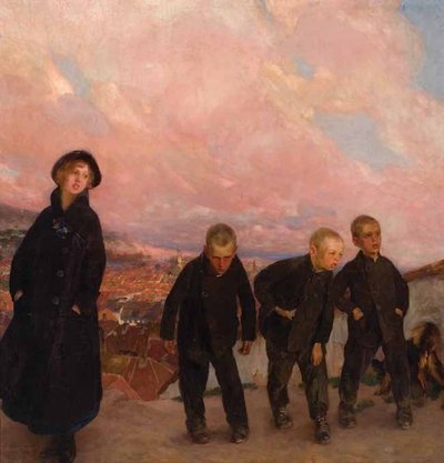 Stanislavo Bohušo Seinstaševičiaus 1917 m. nutapytas paveikslas „Vilniaus vaikai (Badas Vilniuje)“