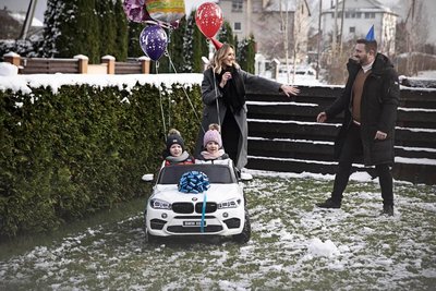 Katažina ir Deivydas Zvonkai su šeima jau laukia Kalėdų / Foto: Viktorija Kuhlins