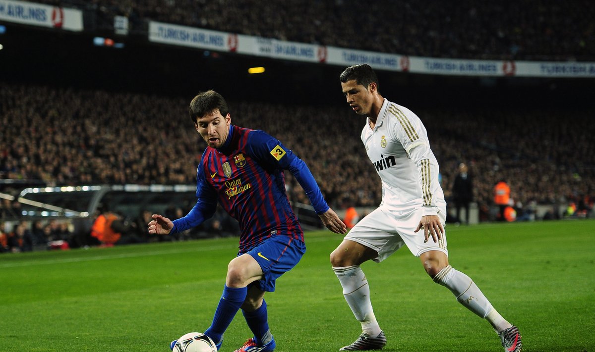 Lionelis Messi ir Cristiano Ronaldo