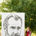 Vaitkutė JAV lietuviams pristatė Los Andžele gyvenusio signataro portretą