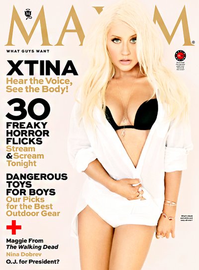 Christina Aguilera žurnalo "Maxim" viršelyje